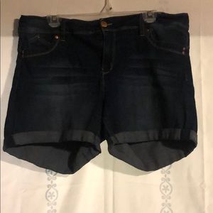 Plus Size Jean Shorts